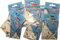 FISHZONE RIG PRO SERIES - 10 Packs of Single Type Commercial Quality PULLEY PENNELL Ready Tied Rigs Ideal Sea Surf Casting Fishing (80lb Main 30 and 50lb Snood) (10 x 2 hooks - size 3/0-30lb snood)