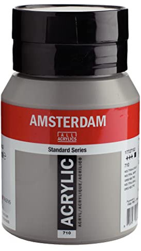 Amsterdam Standard Series Acrylic Jar 500 ml Neutral Grey 710 (17727102)
