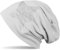 styleBREAKER Klassische leichte Unisex Beanie Mütze mit Stern Strass Applikation 04024019, Farbe:Hellgrau