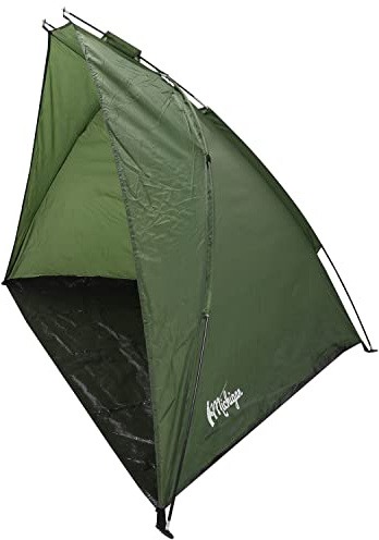 Michigan 2/3 Person Olive Fishing Bivvy Beach Sea Coarse Shelter Tent