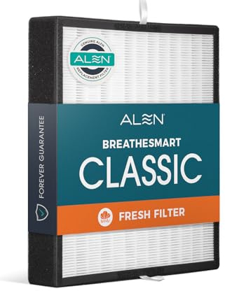 Alen - Filtro HEPA-Silver para el purificador de aire BreatheSmart