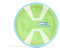 Chuckit! Paraflight Max Glow Dog Toy Light Up Flying Disc Fetch Play Frisbee for Dogs, Large