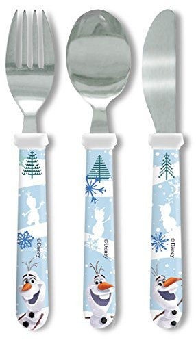 Spearmark Frozen Olaf - Set di posate da 10 pezzi, multicolore