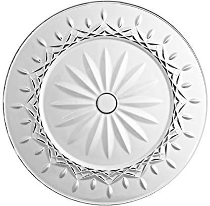 CRISTALICA Glasteller Platzteller Tafelservice Geschirr Bleikristall klar D 26,5 cm