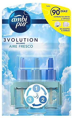 AMBIPUR 3Volution Aire Fresco Recambio Para Ambientador Eléctrico - 21 ml