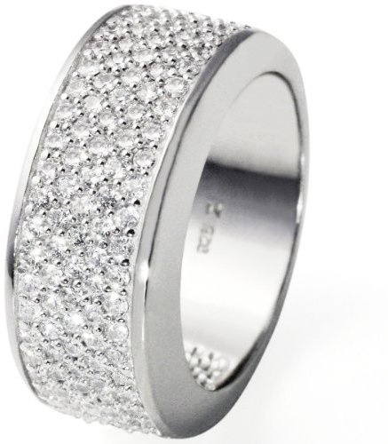 Goldmaid Ring PremiumShine 925 Sterlingsilber 118 Steine Gr. 54 Pa R685S54