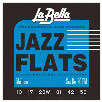 L20PM Labella Cuerdas para guitarra eléctrica 13/53 Medio Herida plana