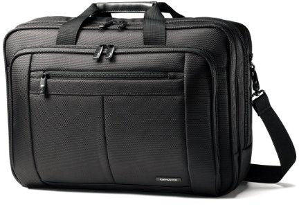 Samsonite Classic Three Gusset 15.6-Inch Briefcase, Black, Unisex Adult, Utility, 15.6-Inch Laptop Briefcase