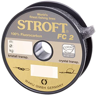 WAKU Schnur STROFT FC2 Fluorocarbon 100m, 0.300mm-7.1kg