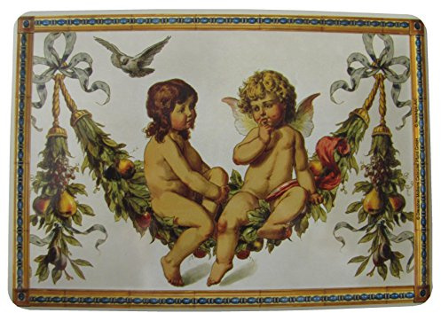 Nostalgic-Art Retro Blechpostkarte, Pfunds Engel – Geschenk-Idee für Nostalgie-Fans, Blechpostkarte, Mini-Blechschild im Vintage-Design, 10 x 14 cm