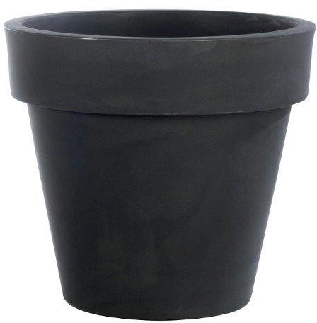 Kübel Anthrazit D60cm Kunststoff - Indoor/Outddor