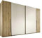 Avanti Trendstore - Schwebe/Drehtürenschrank in Eiche san remo/Weiss Dekor, ca. 316x226x61cm