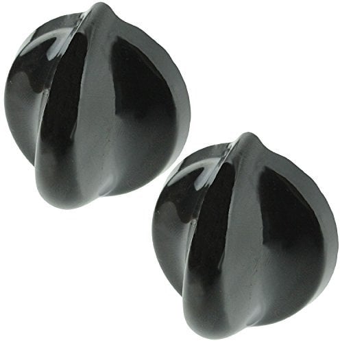 Belling Genuine Temperature Control Knob for Oven Cooker Hob (Black) (Pack of 2)