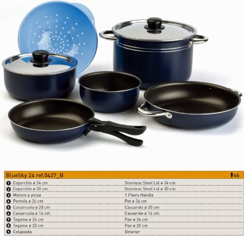 Alu Topfset Rosata 10 tlg.