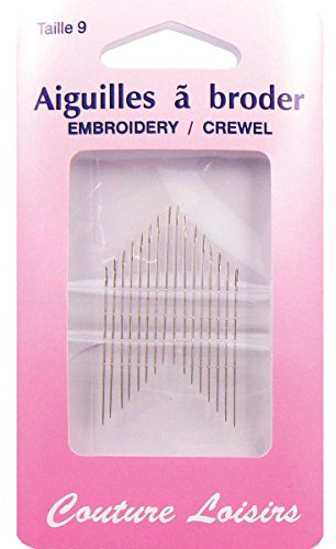 Hemline Hand Needles Embroidery Crewel Size 9 H200.9