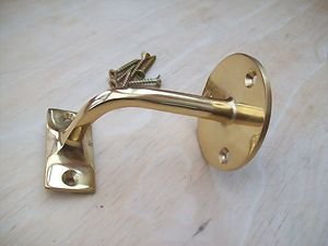Ironmongery World Halterung für Handlauf, Treppengeländer, aus massivem Messing