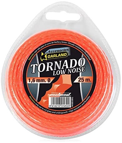 Garland 71021X2516 - Dispensador nylon “tornado” en espiral 25 m./1,6 mm. Ø para Desbrozadora