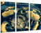 Wandbild - Bild Motorrad Harley Davidson, Motorrad Vintage, Motor, 97 x 62 cm, Holzdruck - XXL Format - Kunstdruck, 26495