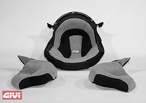 Givi Innenfutter + Wangenpolster Braun Größe M, Schwarz, Größe 40