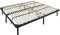 Metallbett Lattenrost 160x200 cm mit 56 Federholzleisten und Mittelzonenverstellung, Gästebett auf Füßen, Saugroboter und Unterbettbewahrung Freundlich - 28cm hoch - für alle Matratzen geeignet