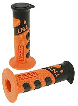 Lenkergriffe Griffe CROSS 922X Orange Schwarz Roller Scooter Motorrad