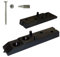 Lot de 100 fixations invisibles pour terrasse sur bois pour environ 3 m² de vis A2
