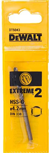 DEWALT Foret métal HSS-G 4.2mm 1 pièce - DT5043-QZ