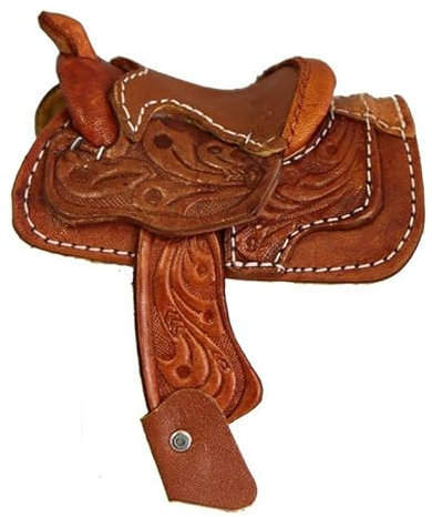 AJ Tack Wholesale 5,1 cm dekorativer Westernsattel braun