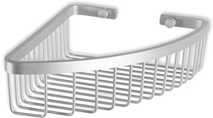 Tatay Estanteria Ducha Esquina Aluminio | Incluye Tornillos | Compatible Sistema Sin Taladro (Quick Fix) | Resiste Humedad y Corrosión | Diseño Moderno | Fácil Drenaje | 22 x 6,5 x 18 cm - Modelo Ice