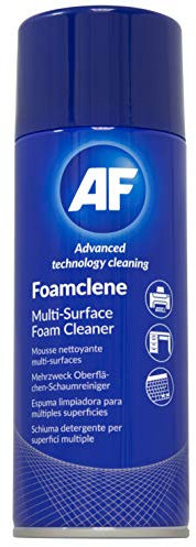 AF Foamclene - Anti-Static Foaming Cleaner Spray for Surfaces, Desks, White Boards, Carpet, Upholstery, Cars, Rubber etc.- Aerosol 300ml FCL300
