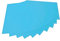 folia 520430 - Bastelfilz, mit feiner Wollqualität, 10 Blatt, 150 g/qm, 20 x 30 cm, hellblau, klebefleckenfreie Verarbeitung - ideal für vielfältige Bastelarbeiten