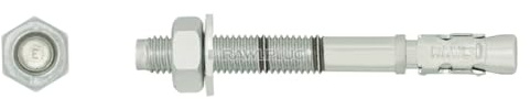 Rawlplug R-XPT-12100 12 x 100 mm M12 Zinc Plated Through Bolt (50 pieces)