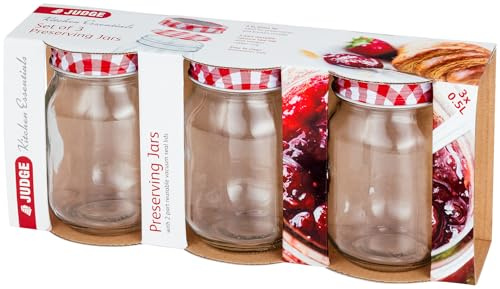 Judge Preserving Jar Piece of 3, 500 ml, 20 x 30 x 25 cm