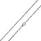 MATERIA 2,7mm Kugelkette Silber 925 hochglänzend - Halskette Damen Collier in 40-70cm mit Box #K10, Länge Halskette:45 cm
