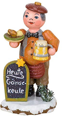 Hubrig Volkskunst Birsppy Winterkinder Gastwirt - 8cm