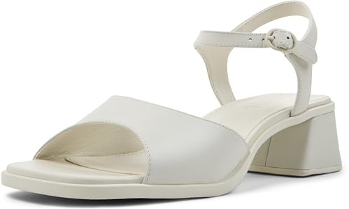 Camper, Kora Sandal, Women Sandal, White Natural, 40, (EU)