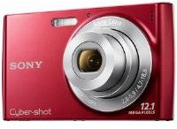 Sony DSCW510 Cyber-shot Digital Still Camera - Red (12.1MP, 4x Optical Zoom) 2.7 inch LCD