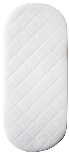 Suzy® Microfibre Hypoallergenic Pram Carry Cot Mattress 74 x 30 x 3cm Thick Oval Shaped to Fit The ICandy Peach Main Carrycot