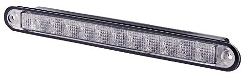HELLA 2DA 959 071-237 Zusatzbremsleuchte - LED - 24V - Einbau - Lichtscheibenfarbe: glasklar - LED-Lichtfarbe: rot - Kabel: 2500mm