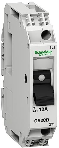 Schneider GB2CB07 Leistungsschalter TeSys für Steuerstromkreise, GB2-CB, 2A, 1p, 1d