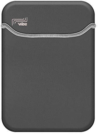 Vibe 14 Inch Grey Laptop Sleeve [Light Weight] Protective Case [Skin Pouch Cover] Neoprene Sleeve Compatible for MacBook Pro 2019, 15-inch old MacBook Pro Retina, 15-inch Surface Book, Lenovo IdeaPad S145