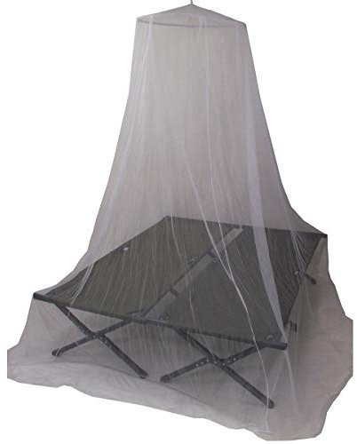 De Lux Moskitonetz für Doppelbetten 0,63x2,5x12,5m, weiß, 10x10x5 cm