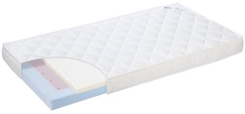 Alvi Kindermatratze HygienAir-Duo 70 x 140 cm | Babymatratze mit Klimakanälen | Bettmatratze Punktelastisch | Allergikerfreundlich mit waschbarem Bezug | Matratze mit Baby- & Juniorseite