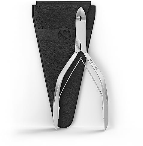 Suvorna Cuticle Remover | Cuticle Cutter for Nails | Cuticle Trimmer | Japanese Steel Cuticle Nipper Manicure & Ingrown Toenail Treatment Tool for Men, Women, Kids Spa/Home Use.