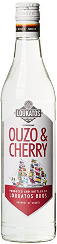 Loukatos Ouzo und Cherry Früchte (1 x 0.7 l)