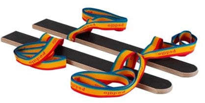 pedalo® Sommerski Hand-Fußschlaufe 2er (80cm) I Rasenski I Teamspiel I Koordination I 2-4 Spieler
