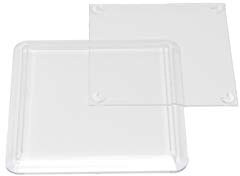 Ten Acrylic Square Coasters - 80mm x 80mm insert by Stitchtastic