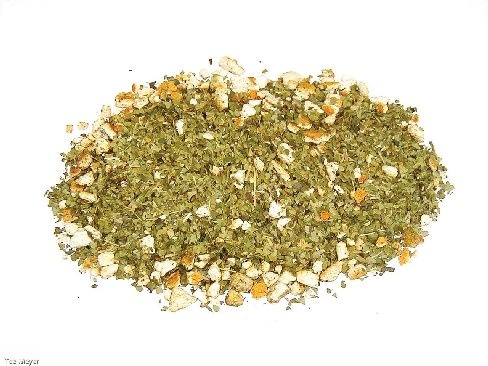 Mate Tee grün Orange mit Stücken 1 kg fruchtig offen Tee-Meyer