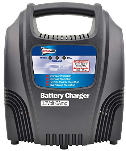 Supreme-Optimised STREETWIZE - SWCBC6 - 12V 6 AMP BATTERY CHARGER