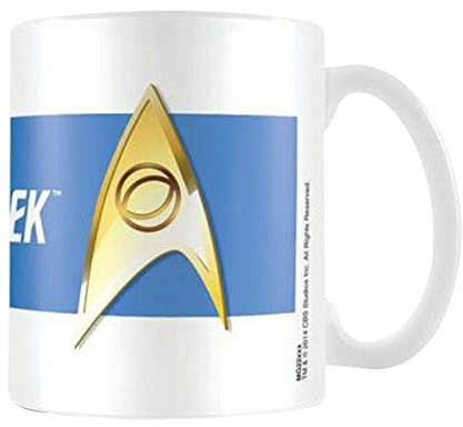 Star Trek Keramik-Tasse, Wissenschafts-Blau, Mehrfarbig, 1 Stück (1er Pack)